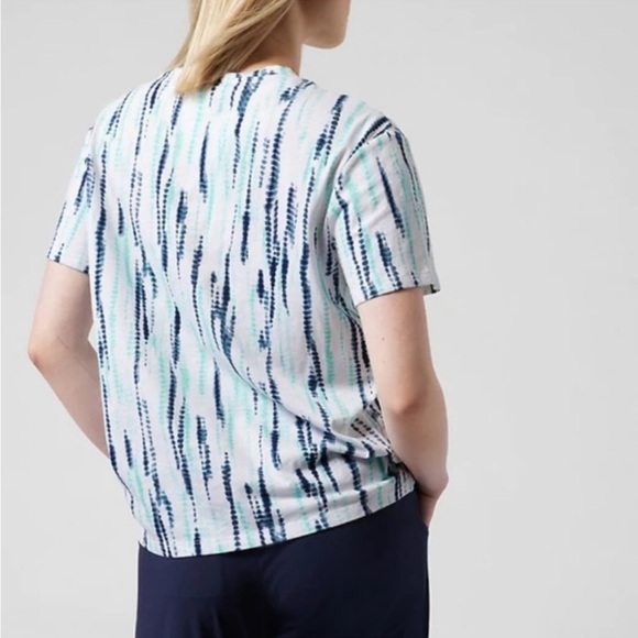 3 Athleta Organic Cotton Relaxed Crew Neck Tees Bundle of 3 - XL - Picture 7 of 9